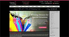 Desktop Screenshot of luxuryevening.com