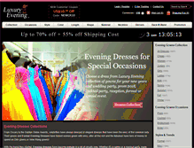 Tablet Screenshot of luxuryevening.com